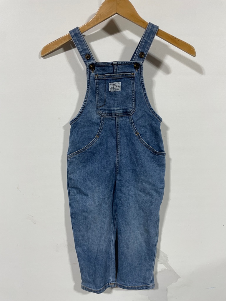 Leviâs Classic Kids Denim Overalls - Medium Blue